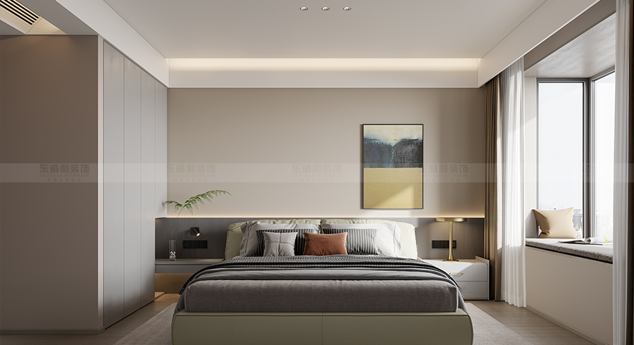 曾瑞老师卧室案例|着重开放式设计，让光线能自由穿梭流动