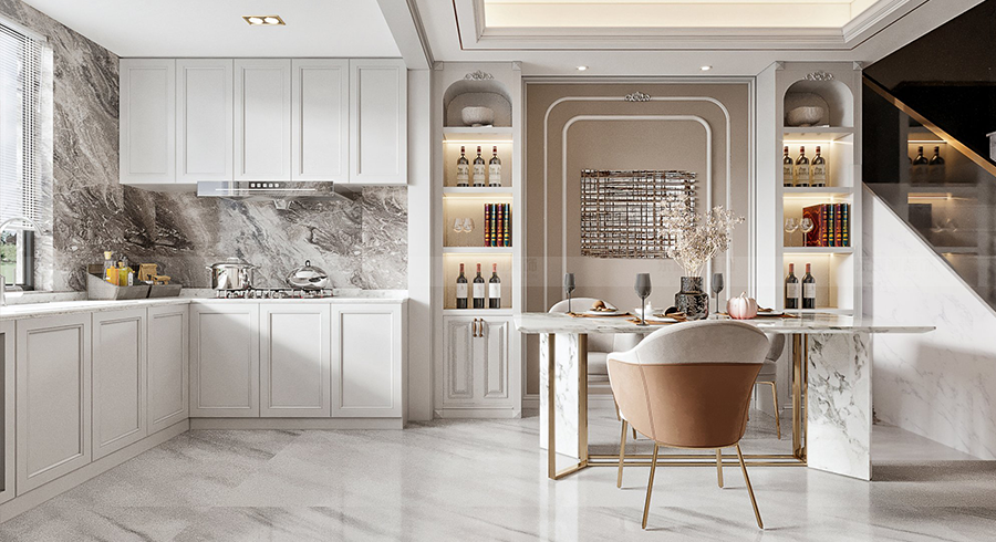 李泊言老师厨房案例|光阴沉淀中，感受经典之美